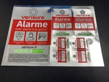 Planche étiquette de 7 Autocollants VERISURE NEUF ?