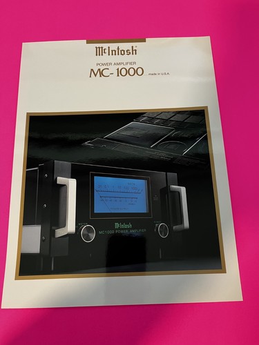 Mcintosh mc1000 color - mcintosh,
