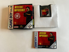 JEU Mission impossible  NINTENDO GAME BOY COLOR FAH BOITE ET NOTICE