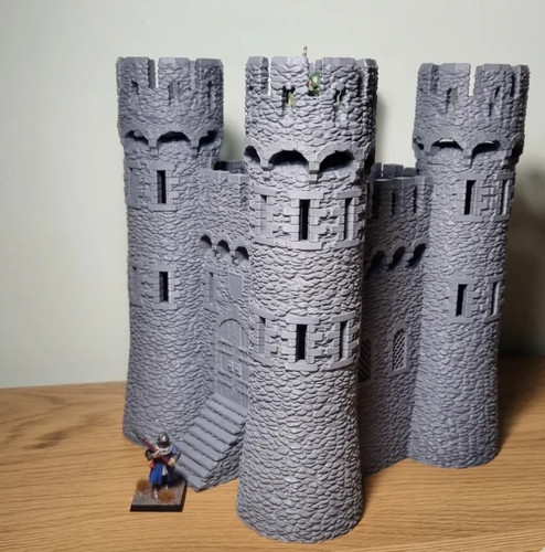 Château fort décor - château,