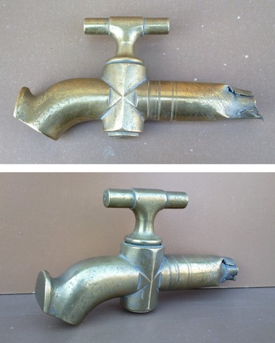 Robinet bronze tonneau fût - bronze,