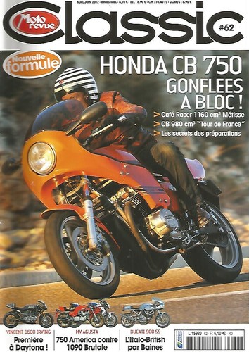 Moto revue classic honda - classic, n°62