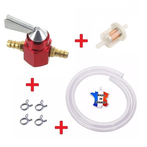 Kit essence robinet rouge - essence,