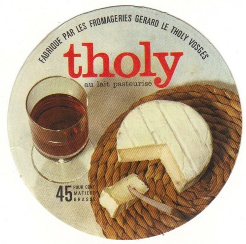 Etiquette fromage tholy - de,