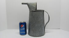 Vintage Large Galvanized Oil