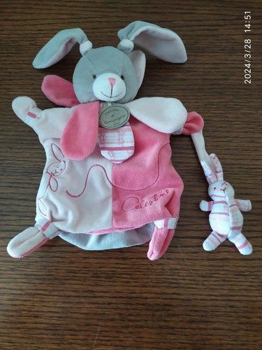 Doudou marionnette lapin - doudou,