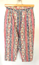 Pantacourt Camaïeu vintage 90 coton toile fine Taille M FR38 US6 UK10 EU36