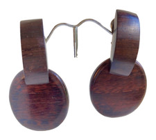 Boucle d'oreilles bois