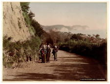 Japan, Rickshaw on coast road, Negishi Yokohama - Mississippi Bay Vintage albume