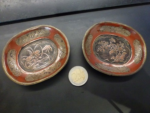 Rare paire coupelles japon - paire,