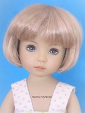 perruque courte blonde poupée moderne collection-T18/19cm (sz7/8")-Effner autres