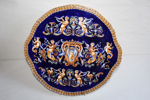 Plat tarte faïence de - plat, à