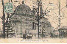75020 PARIS #MK42881 PERE LACHAISE FOUR CREMATOIRE ET COLOMBARIUM