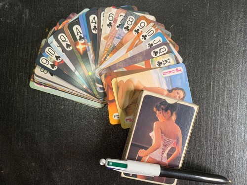 Vintage jeu cartes - jeu, de