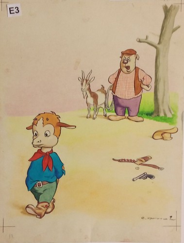 Dessin original arnal - e,