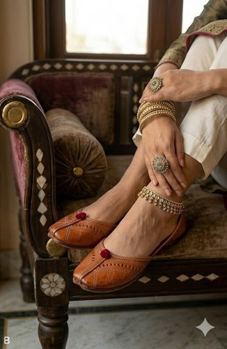 Chaussures plates indiennes