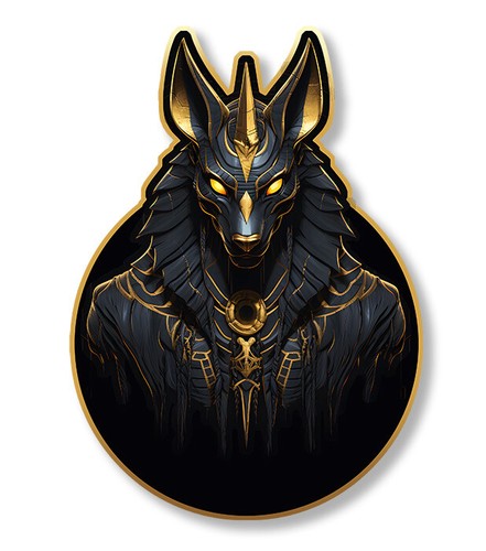 Portrait chien anubis - chien, dieu