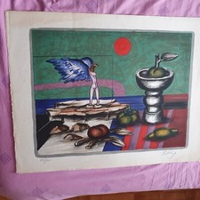 PRIKING Franz  Lithographie Signée  Et Numérotée 81 Cm X 63 Cm