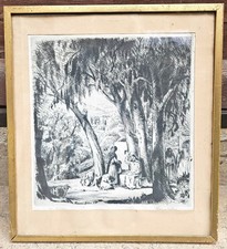 Gravure originale d'Adolphe