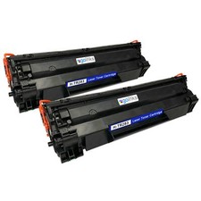 2 Noire Laser Cartouche de Toner pour HP LaserJet Pro M201dw M125nw M125a M225dn