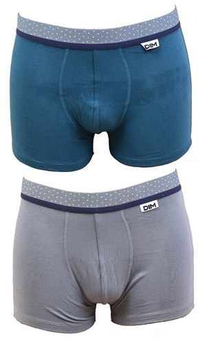 Boxer dim homme coton - boxer,