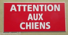 plaque gravée ATTENTION  AUX