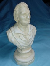 Buste BALZAC en résine ton pierre Hauteur 15 cm 