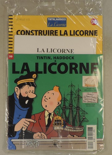 Tintin construire licorne - tintin, la
