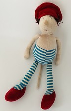 6004?35cm Doudou Peluche Souris Balthazar Et Valentine Moulin Roty