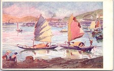 INDOCHINE - TONKIN - sampans a