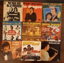 SKETCHS HUMOUR Comédie, lot de 27 Disques Vinyles 45  années 60 / 70 / 80 FRANC