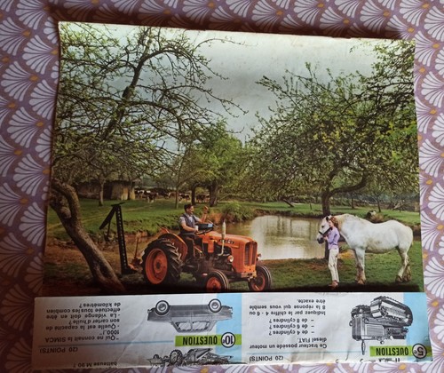 Ancien calendrier 1963 someca - calendrier,