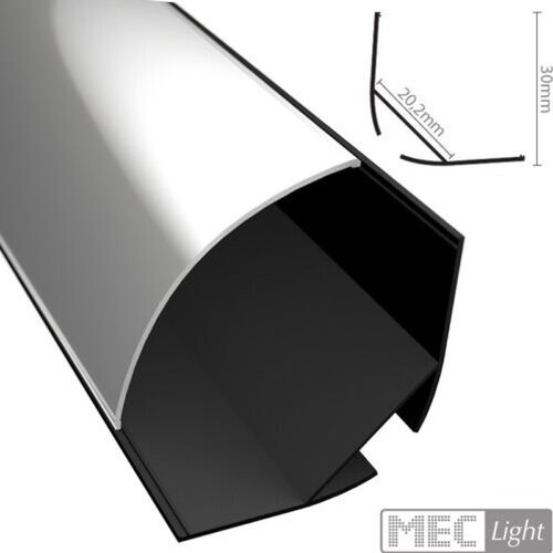 Aluminium coin profil baguette - aluminium,