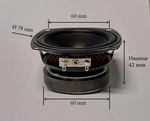 Haut parleur ohm - haut-parleur, 8