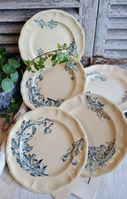 5 ANCIENNES ASSIETTES PLATES