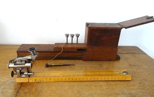 Ancienne règle eclimètre - règle, à