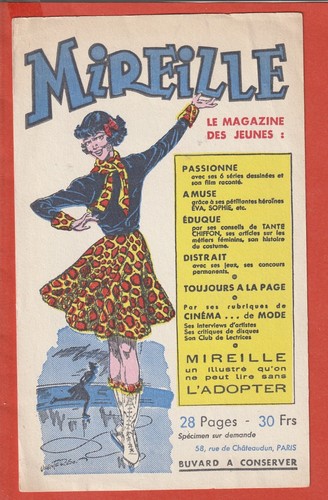 Buvard mireille le - buvard,