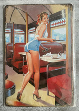 plaque publicitaire tôle