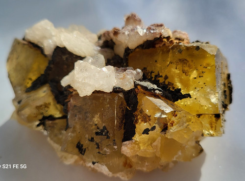 Fluorite gros cubes - gros, à