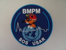 écusson marins-pompiers pvc 8