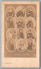CDV 1870 Théâtre Italien Mosaïque Opera Borghi-Mamo, Tamberlick, Baucardé Italia