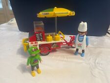 Playmobil 3848 Vendeur ambulant Triporteur  Hot Dog city ville commerce Vintage