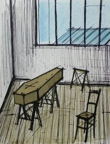 Bernard buffet le cercueil - buffet:,