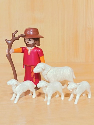 Playmobil villageois berger - playmobil, villageois,