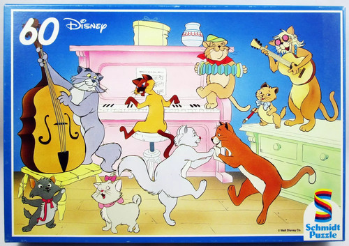 Les aristochats puzzle 60 - aristochats,