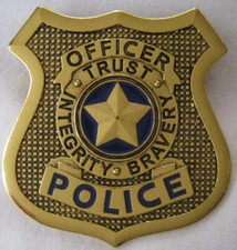 ETOILE  BROCHE POLICE OFFICER  USA WESTERN COUNTRY - Ref.30