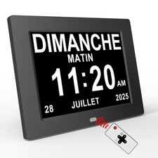 8" Horloge Réveil Numérique