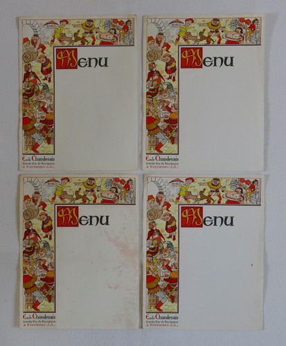 Chandesais menu ancien emile - ancien,