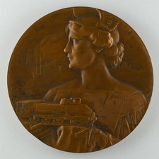 Médaille SNCF - Sécurité du personnel - 1952 - par A. Morlon et H. Dubois