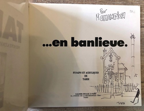 Dedicace tardi en - bd,